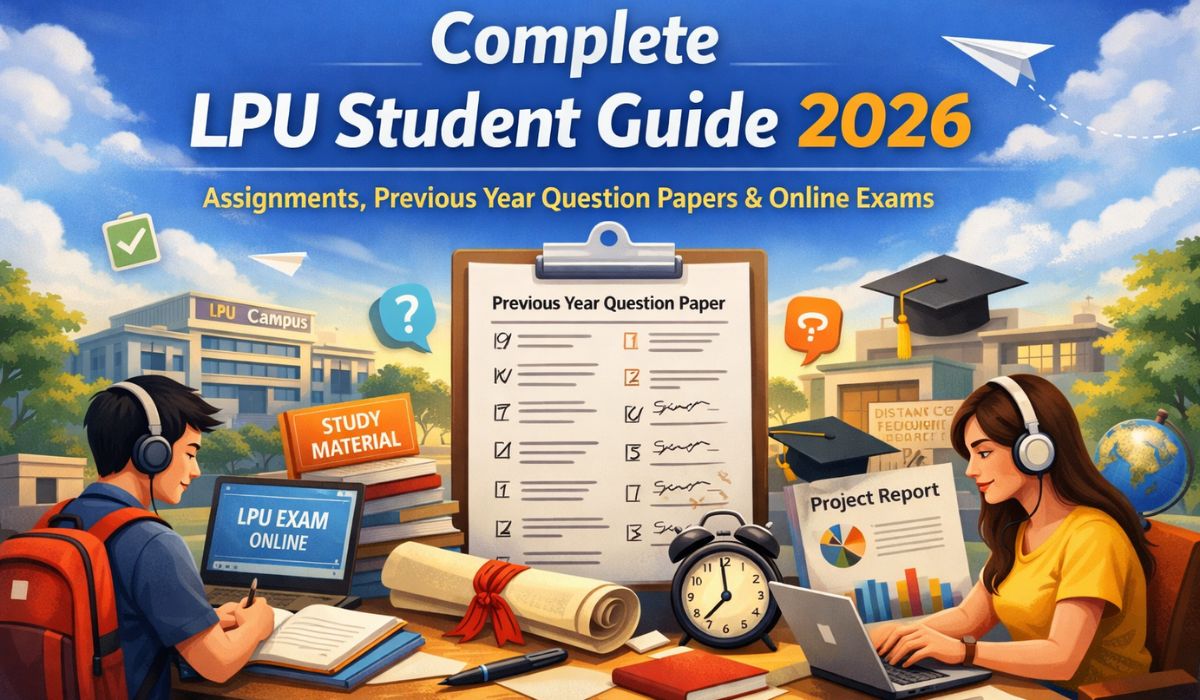 Complete LPU student guide 2026 with assignments, previous year question papers and online exams